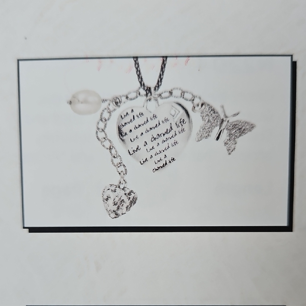 Sterling Silver And Pearl Necklace